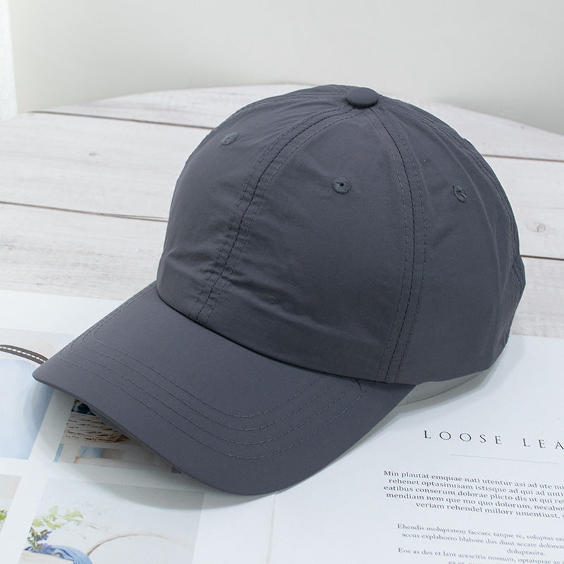 Wholesale Soft top washed quick-drying cloth face-revealing small sun visor baseball cap